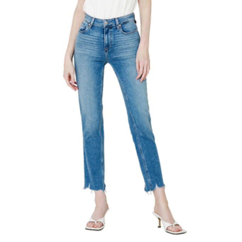 NWT Paige Denim Jeans Cindy Mel Destroyed Hem Women's 27 Anthropologie